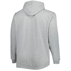 Milwaukee Bucks Big & Tall Heart & Soul Pullover Hoodie - Heathered Gray shop