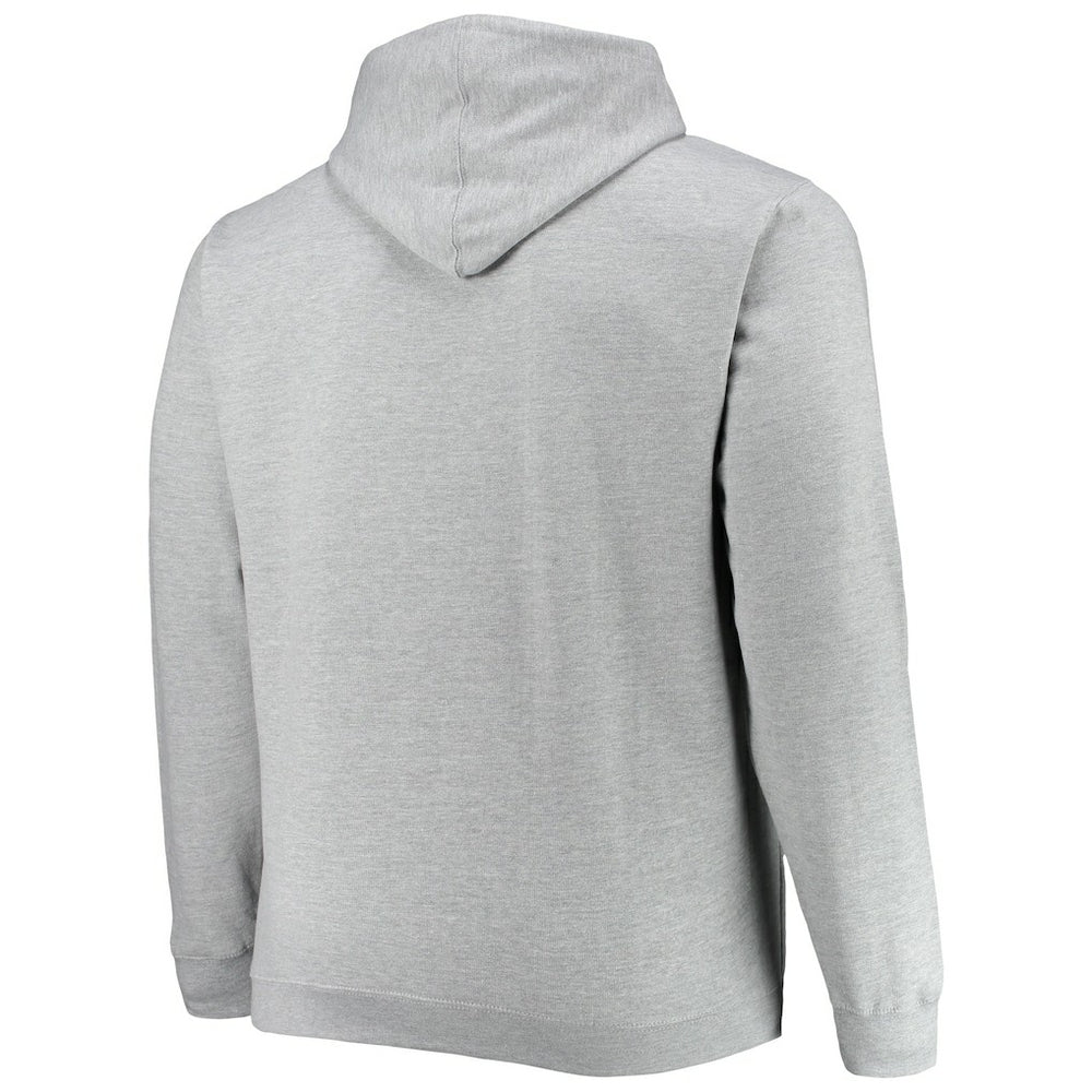 Chicago Bulls Big & Tall Heart & Soul Pullover Hoodie - Heathered Gray shop