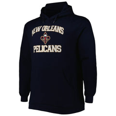 New Orleans Pelicans Big & Tall Heart & Soul Pullover Hoodie - Navy on sale