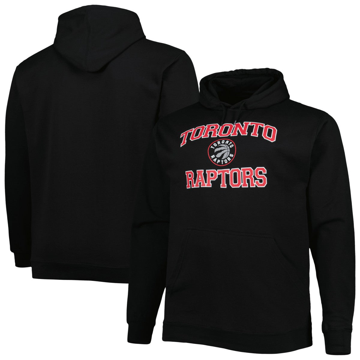 Toronto Raptors Big & Tall Heart & Soul Pullover Hoodie - Black on sale