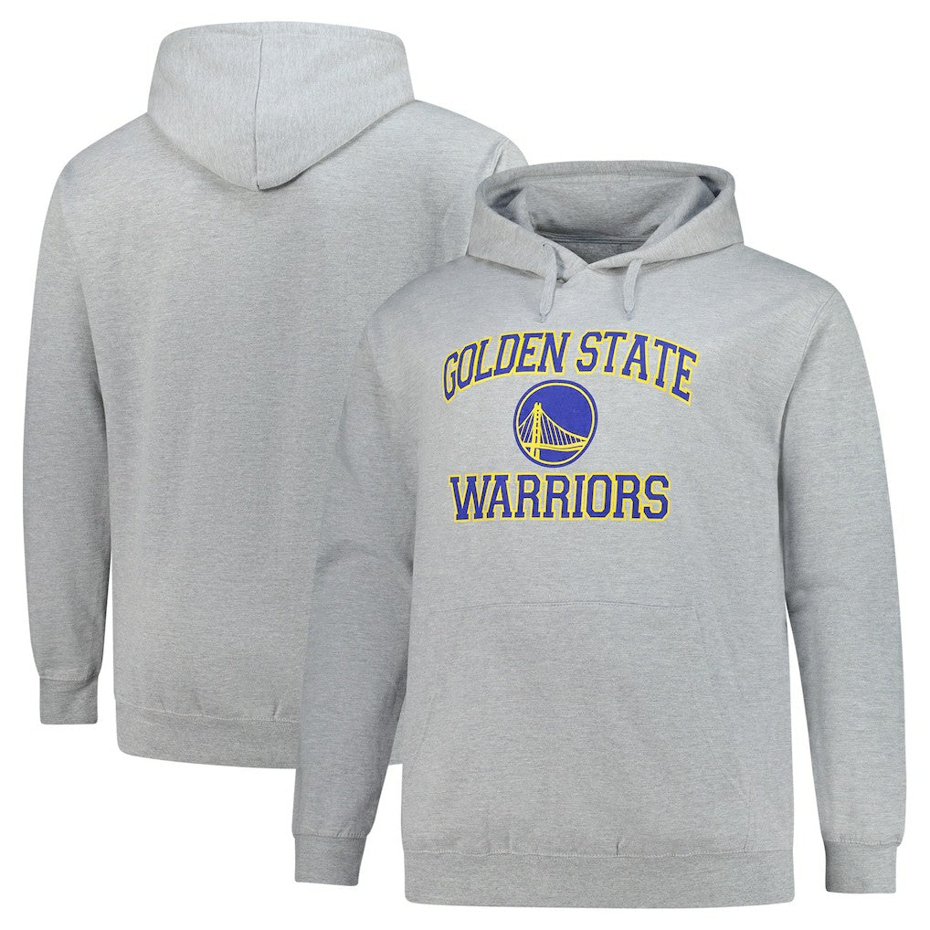 Golden State Warriors Big & Tall Heart & Soul Pullover Hoodie sale - Heathered Gray shop
