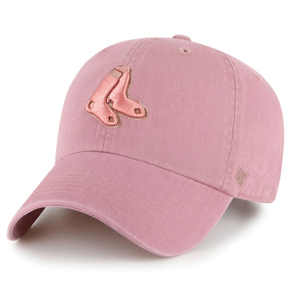 Boston Red Sox Women's Clean Up Adjustable Hat Pink