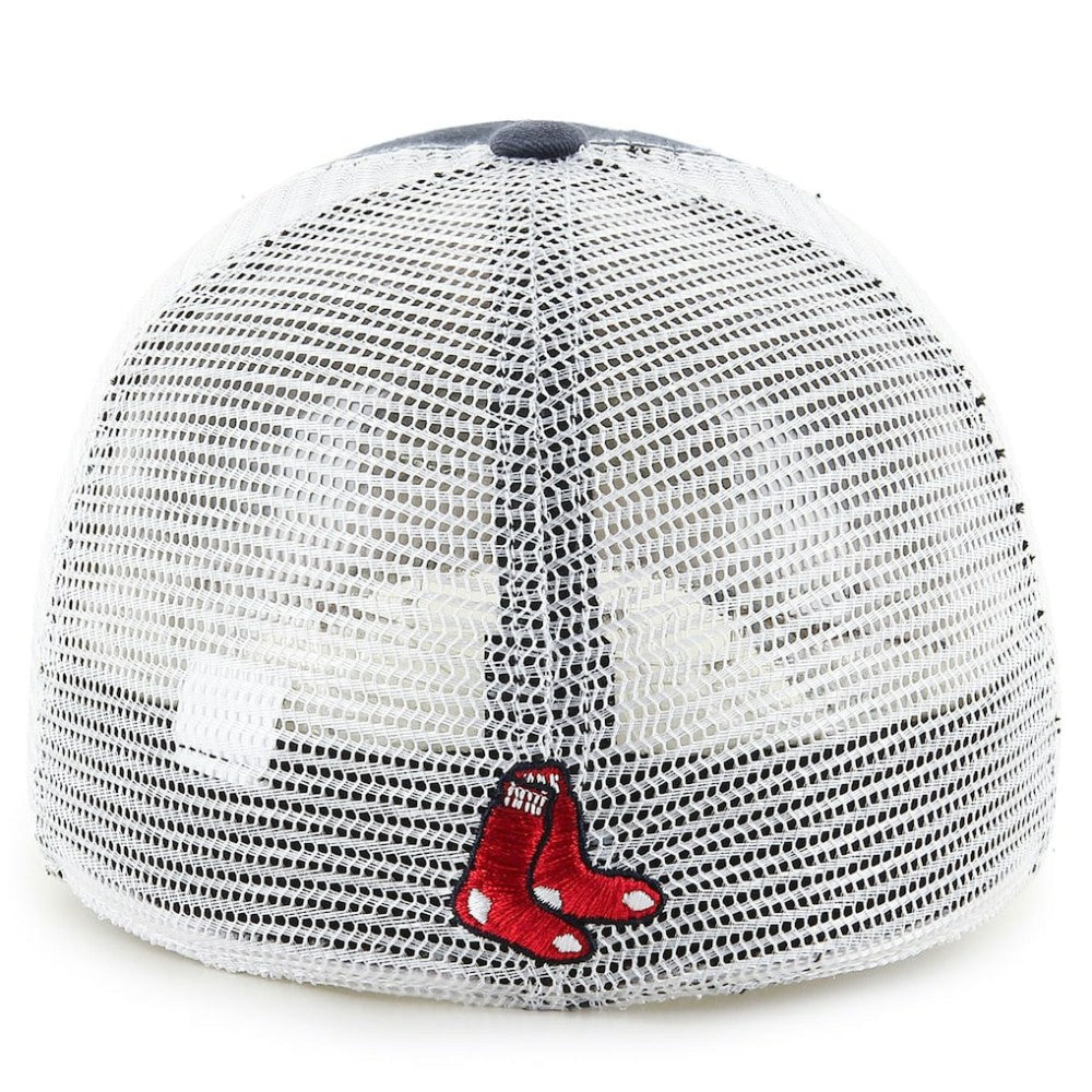 Boston Red Sox Blue Mountain Trucker Flex Hat Navy