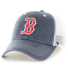 Boston Red Sox Blue Mountain Trucker Flex Hat Navy