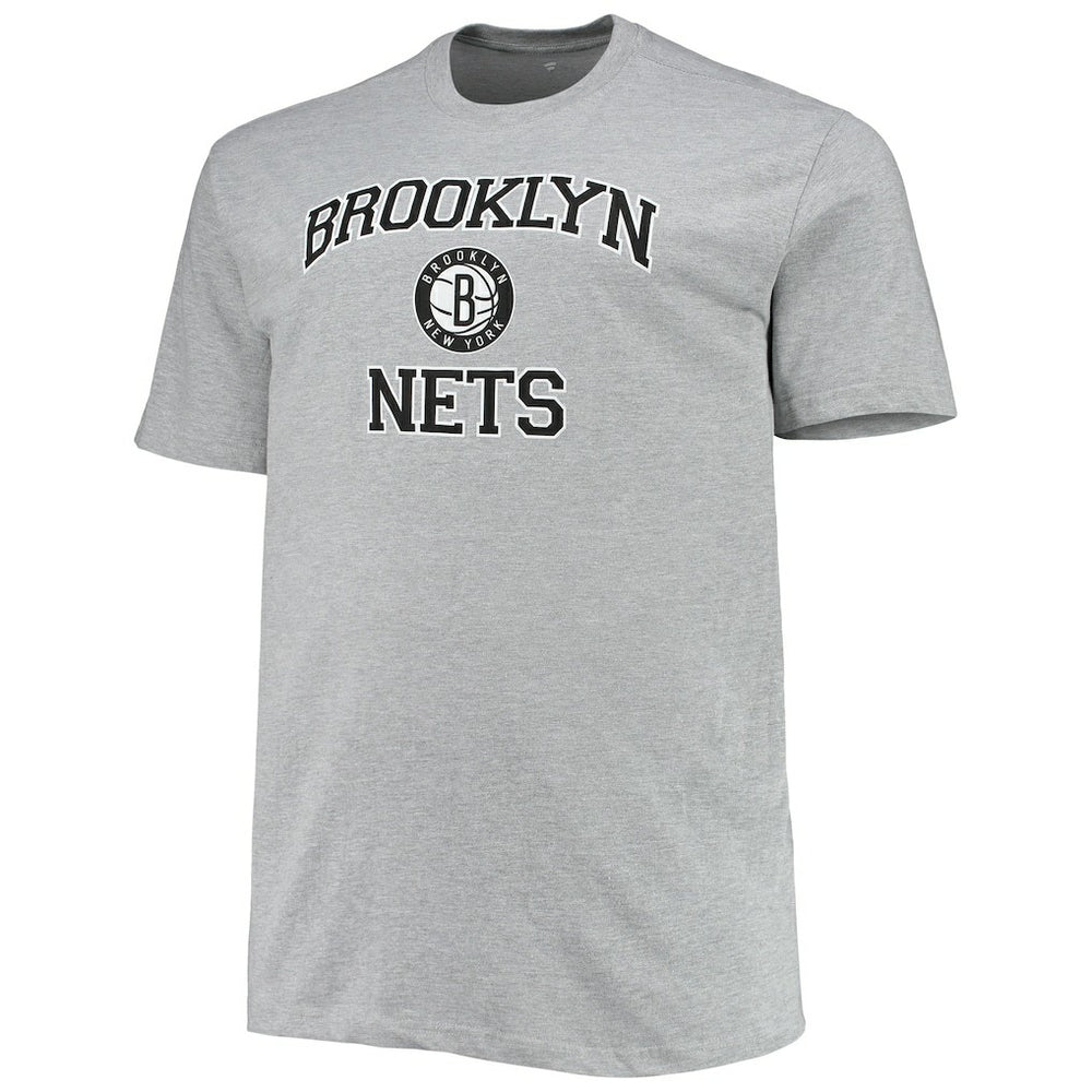 Brooklyn Nets Big & Tall Heart & Soul T-Shirt - Heathered Gray outlet