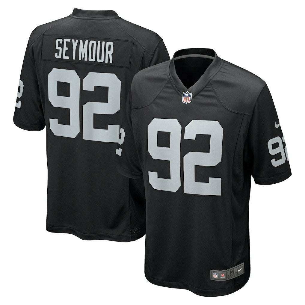 Richard Seymour Las Vegas Raiders Retired Player Game Jersey - Black for sale