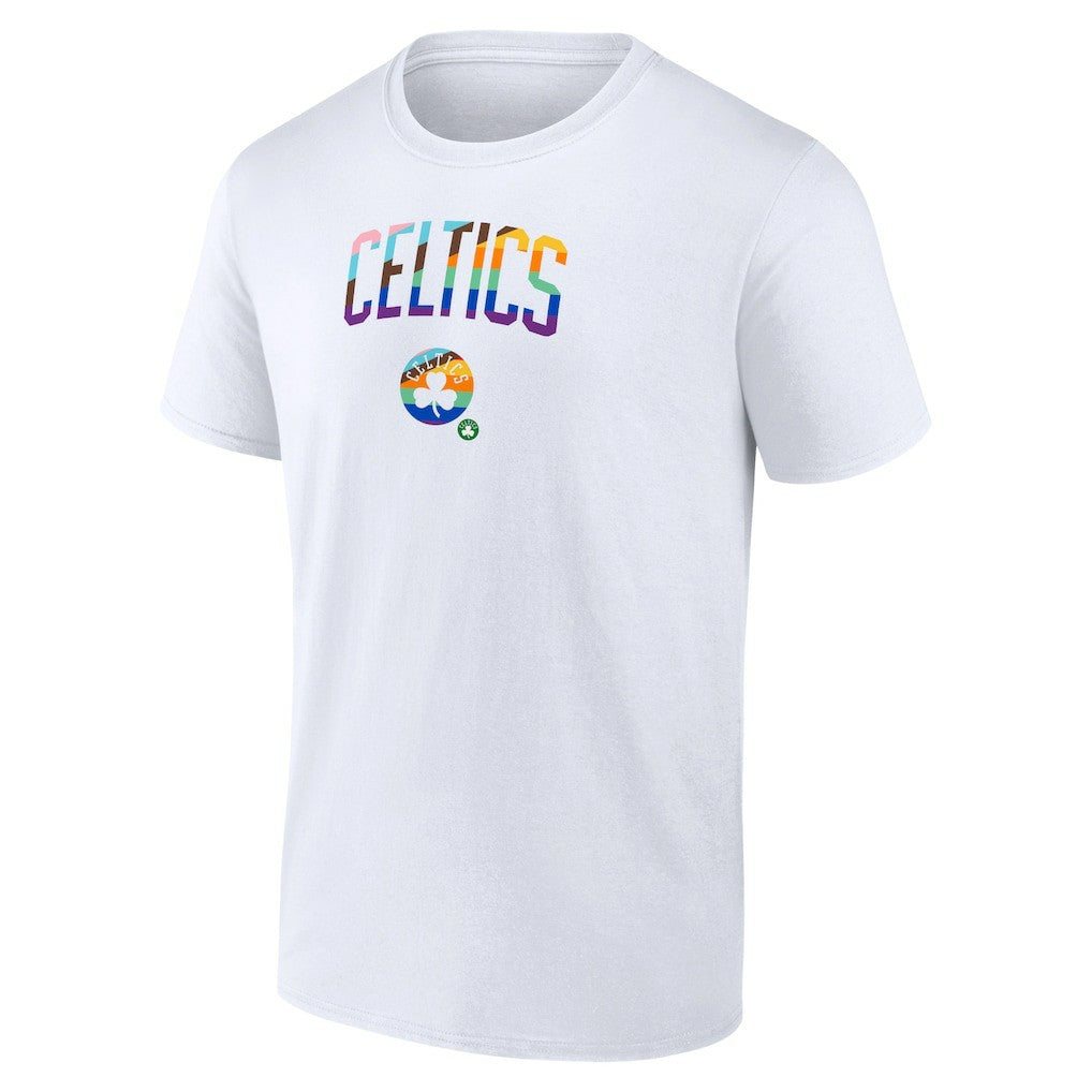 Boston Celtics Pride T-Shirt - White for sale