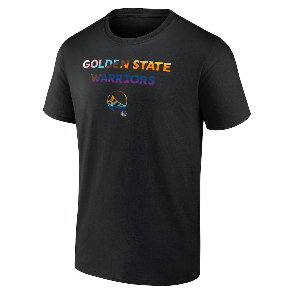 Golden State Warriors Logo Pride T-Shirt sale - Black on sale