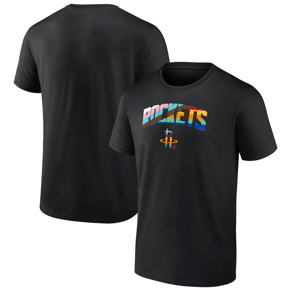 Houston Rockets Pride T-Shirt - Black on sale