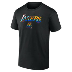 Los Angeles Lakers Logo Pride T-Shirt - Black on sale