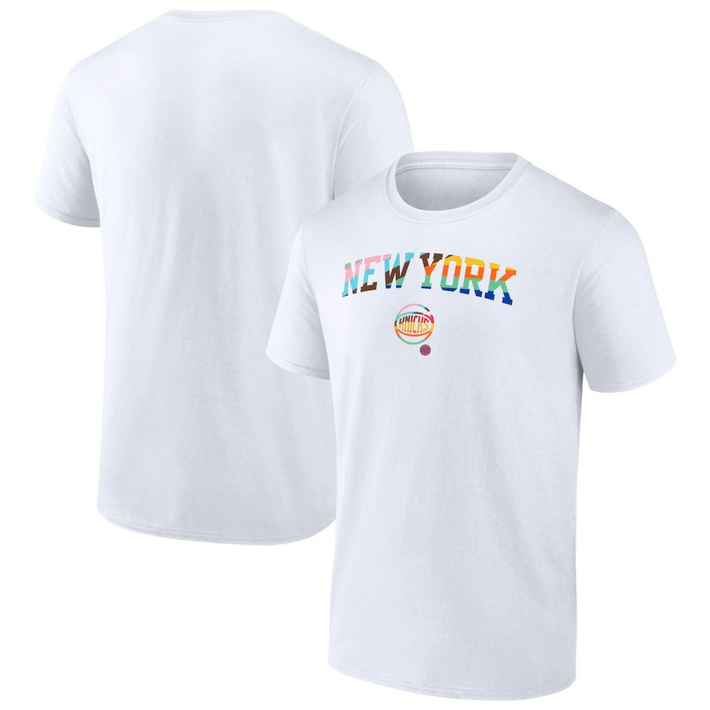 New York Knicks Pride T-Shirt - White sale