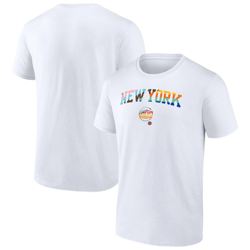 New York Knicks Pride T-Shirt - White sale