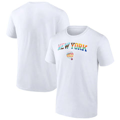 New York Knicks Pride T-Shirt - White sale