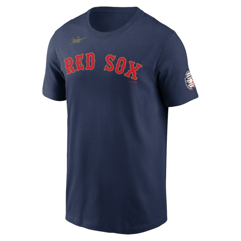David Ortiz Boston Red Sox Name & Number T-Shirt Navy