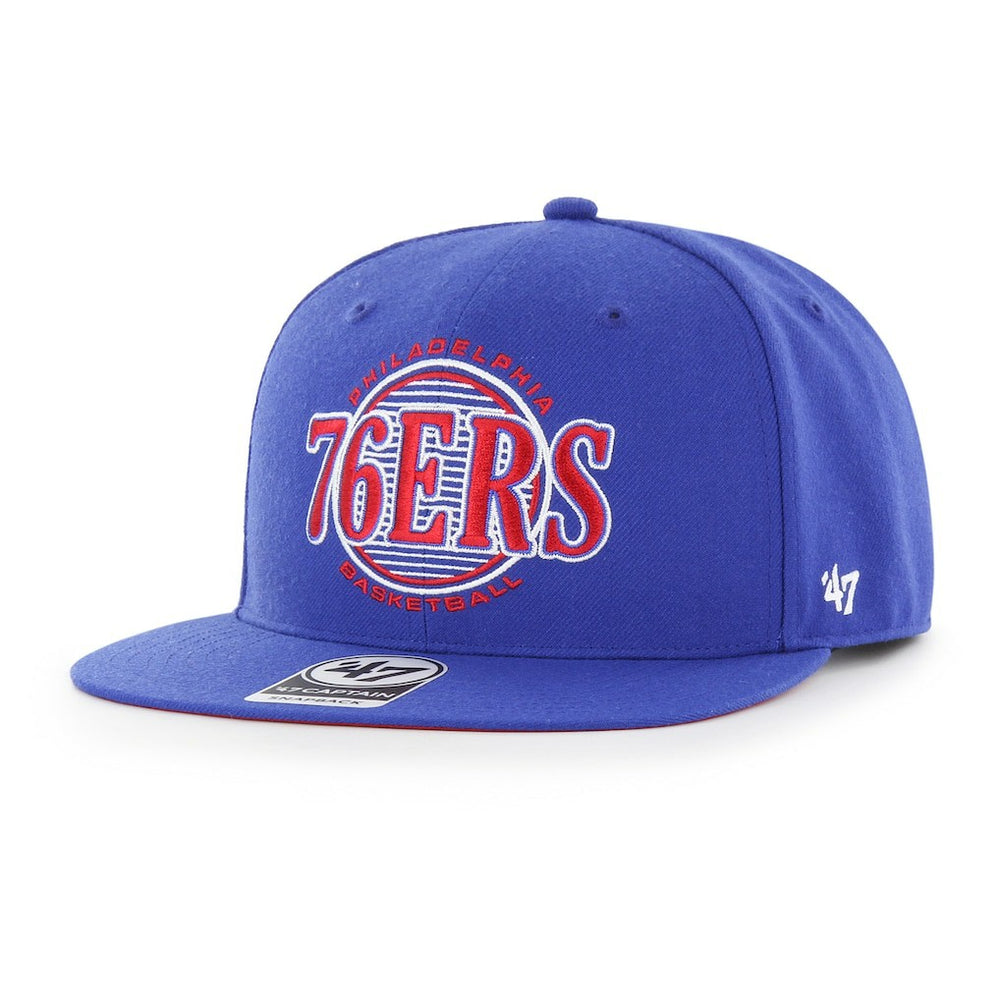 Philadelphia 76ers '47 High Post Captain Snapback Hat - Royal sale