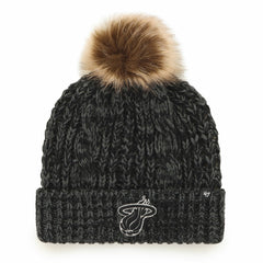 Miami Heat '47 Women's Meeko Cuffed Knit Hat with Pom - Black online