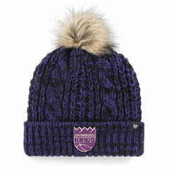 Sacramento Kings '47 Women's Meeko Cuffed Knit Hat with Pom - Purple shop