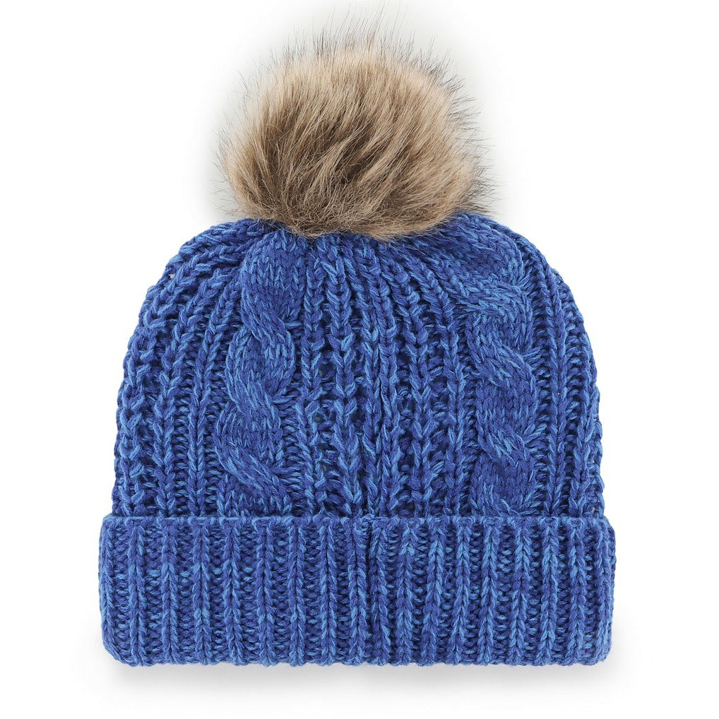 Detroit Pistons '47 Women's Meeko Cuffed Knit Hat with Pom sale - Royal discount