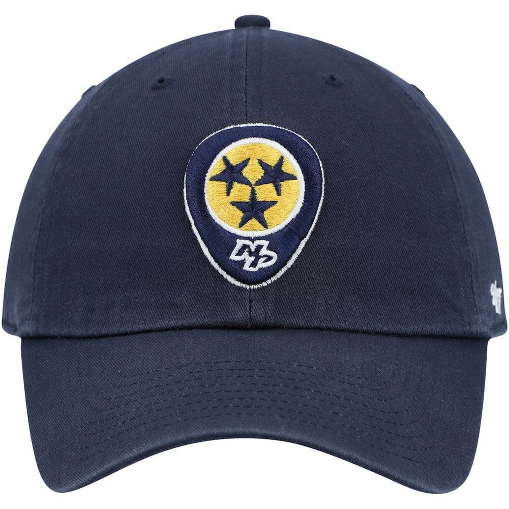 Nashville Predators '47 Logo Clean Up Adjustable Hat - Navy Hats