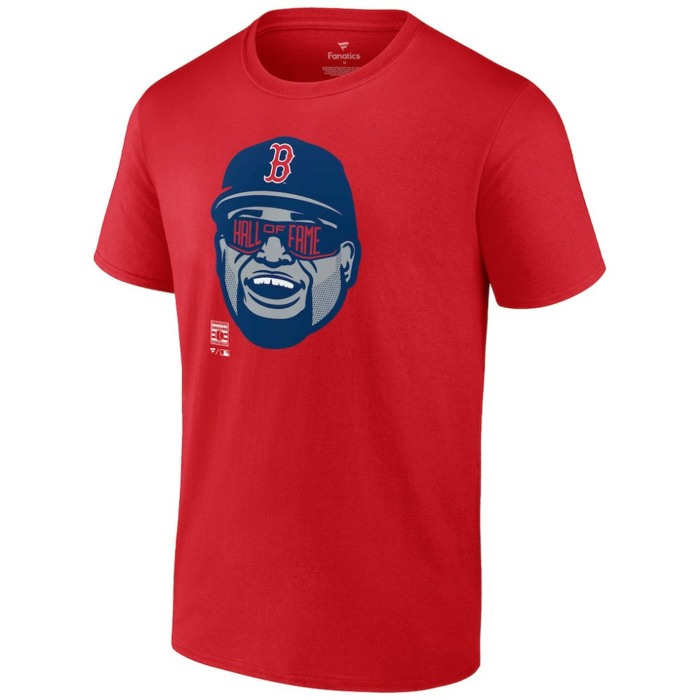 David Ortiz Boston Red Sox Hall of Fame T-Shirt Red