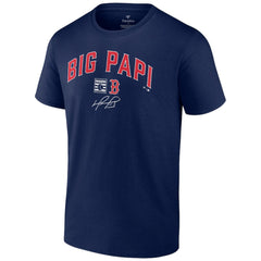 David Ortiz Boston Red Sox Big Papi Graphic T-Shirt Navy