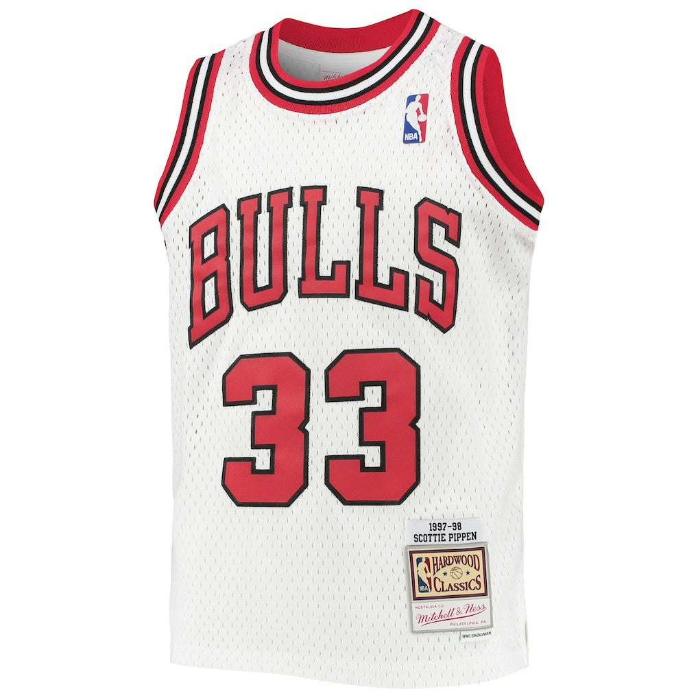 Scottie Pippen Chicago Bulls Youth 1997/98 Hardwood Classics Swingman Jersey sale - White outlet