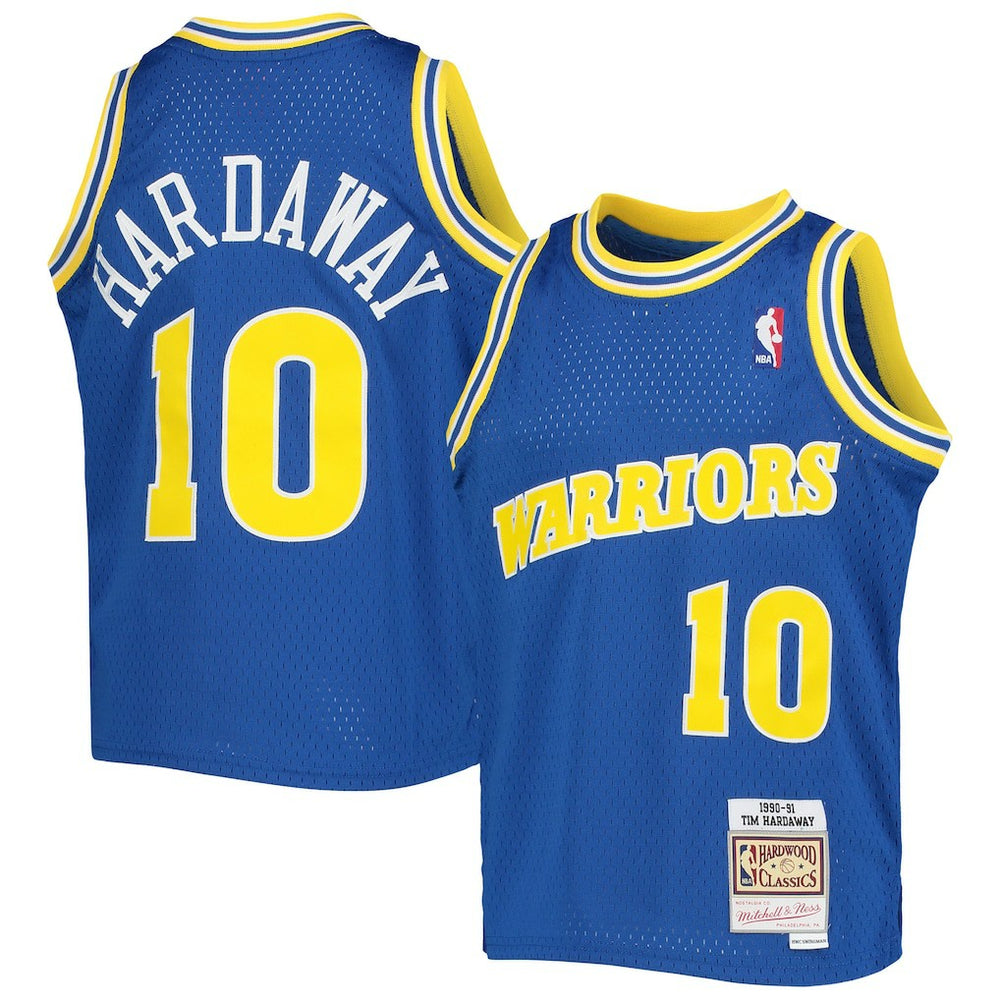 Tim Hardaway Golden State Warriors Youth 1990/91 Hardwood Classics Swingman Jersey sale - Royal on sale