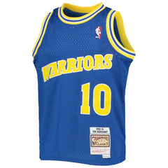 Tim Hardaway Golden State Warriors Youth 1990/91 Hardwood Classics Swingman Jersey sale - Royal on sale