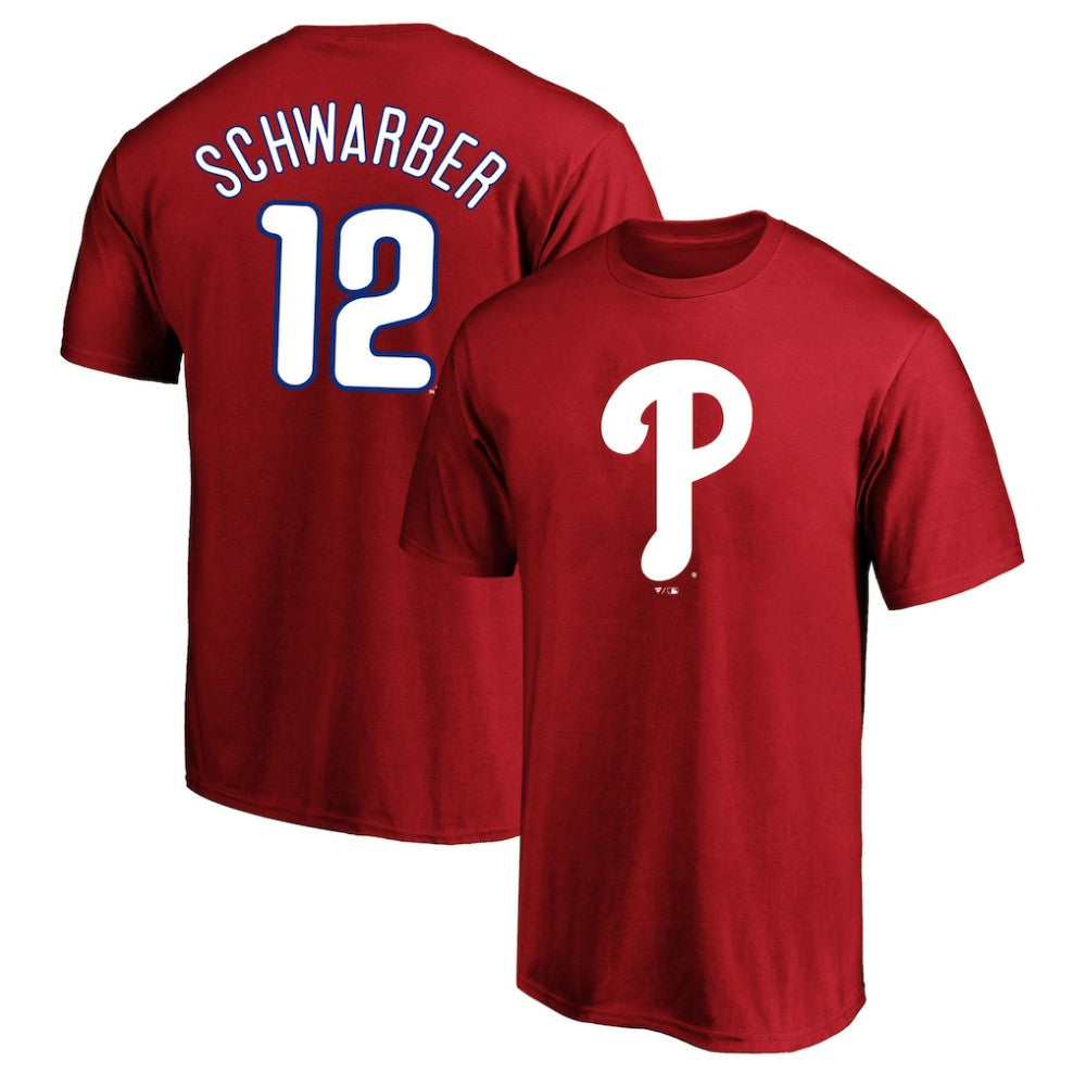 Kyle Schwarber Philadelphia Phillies Big & Tall Name & Number T-Shirt Red