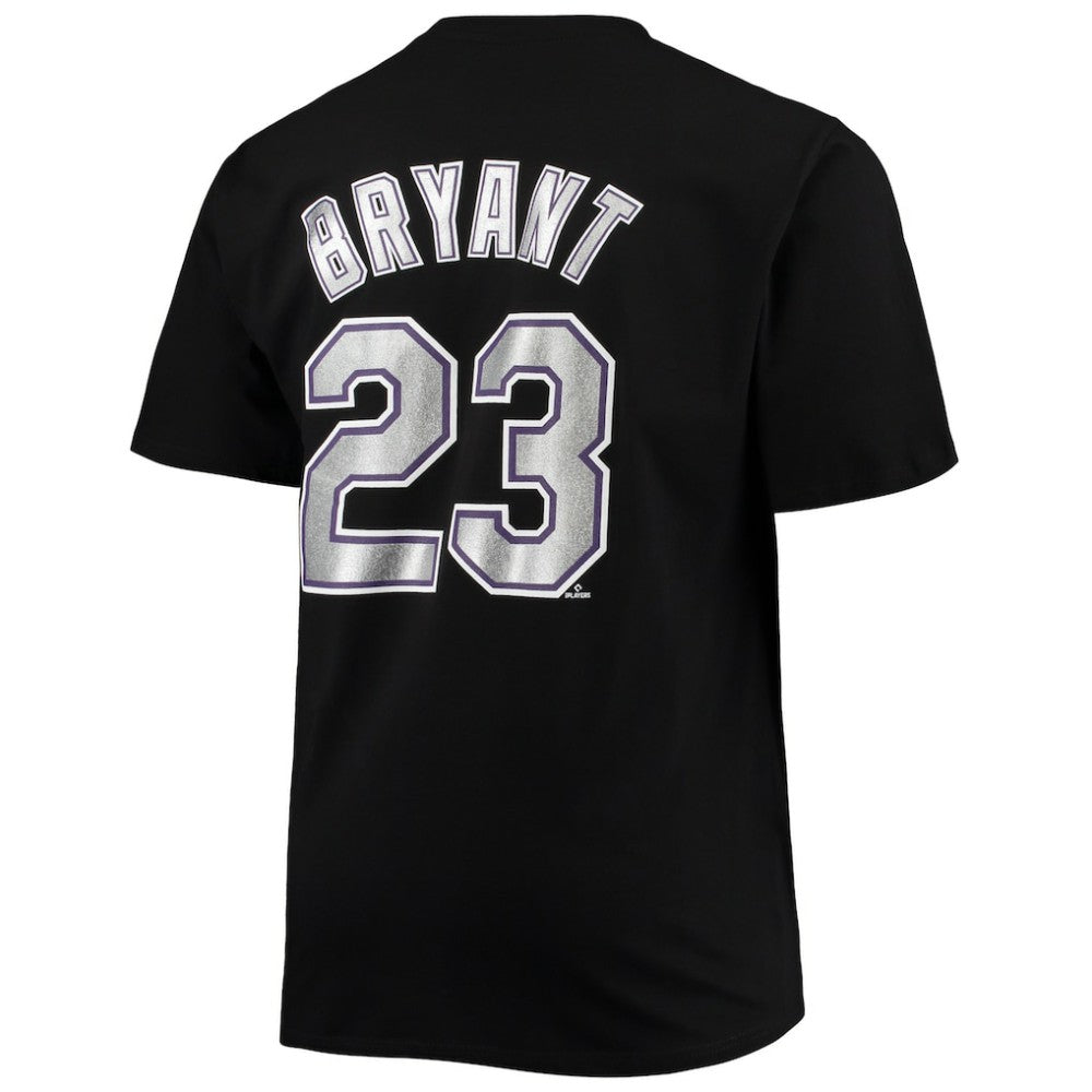 Kris Bryant Colorado Rockies Big & Tall Name & Number T-Shirt Black