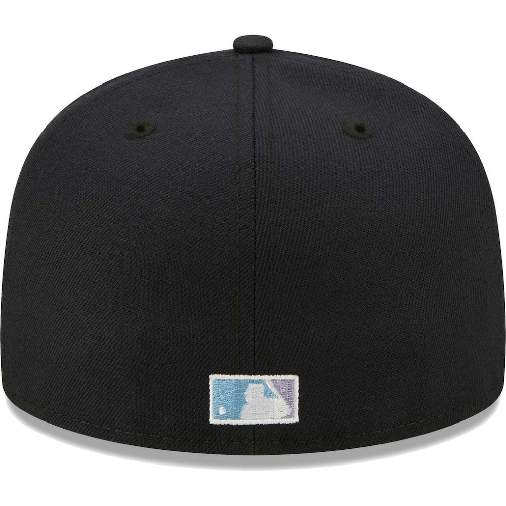 Chicago White Sox 50th Anniversary 1983 MLB All-Star Game Lavender Undervisor 59FIFTY Fitted Hat Navy