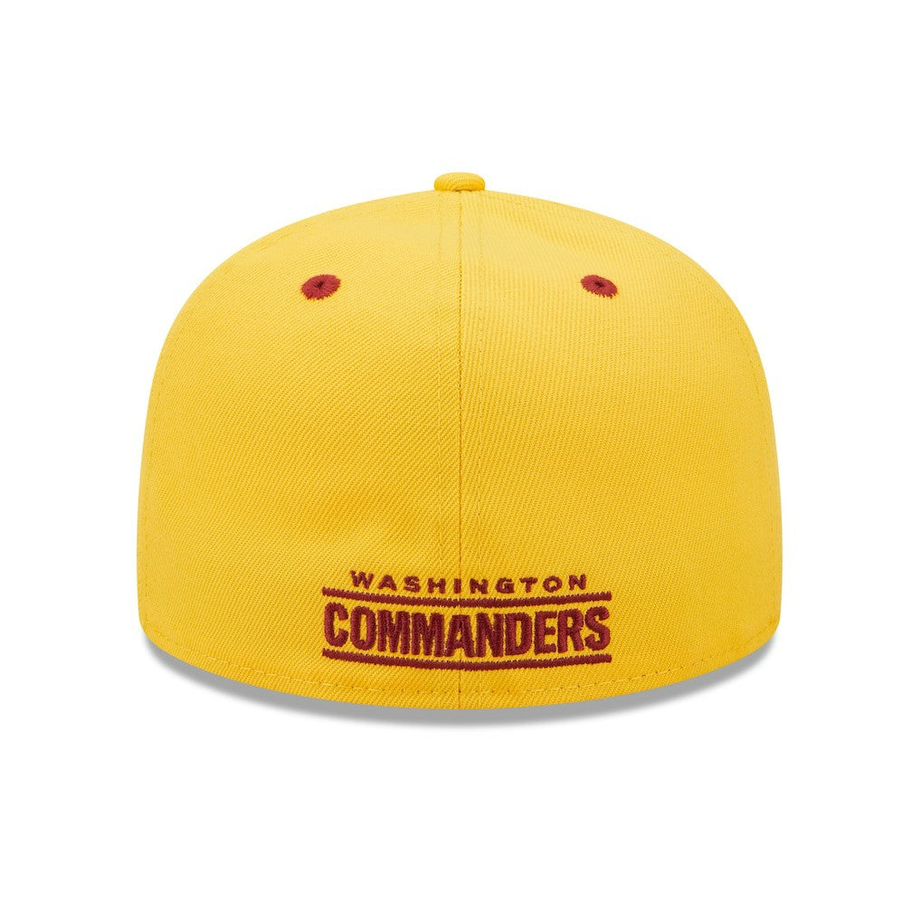 Washington Commanders New Era Flipside 2Tone 59FIFTY Fitted Hat - Gold/Burgundy on sale