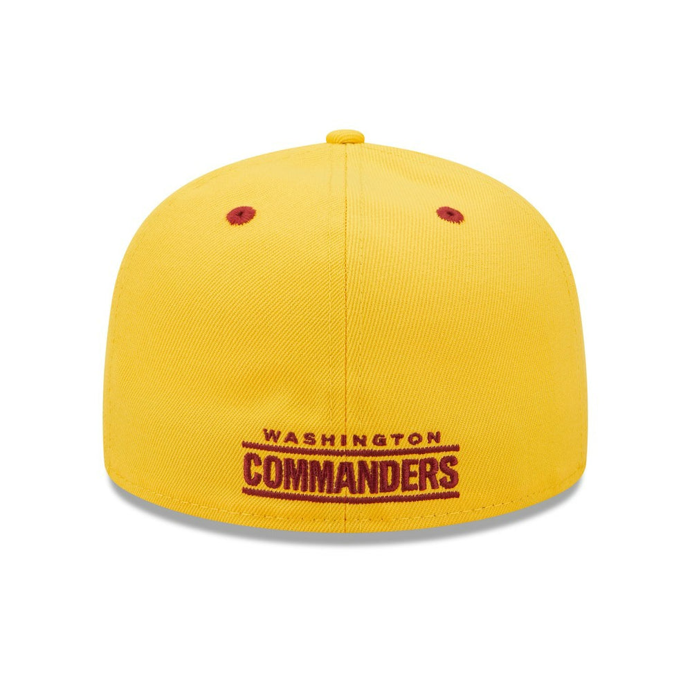 Washington Commanders New Era Flipside 2Tone 59FIFTY Fitted Hat - Gold/Burgundy on sale