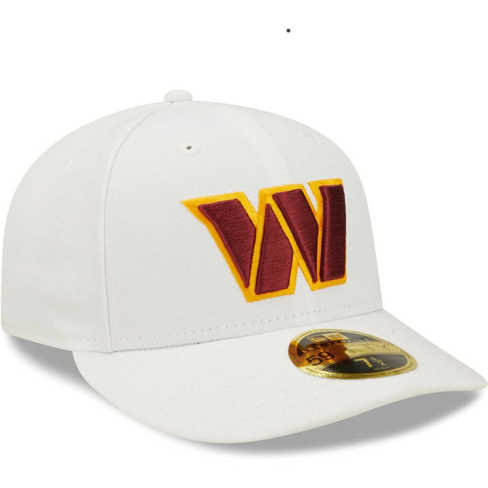 Washington Commanders New Era Omaha Low Profile 59FIFTY Fitted Hat - White discount