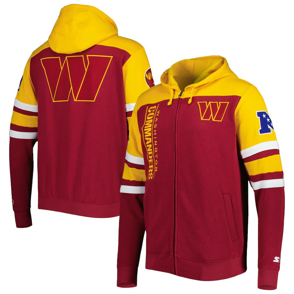 Washington Commanders Starter Extreme Full-Zip Hoodie Jacket - Burgundy on sale