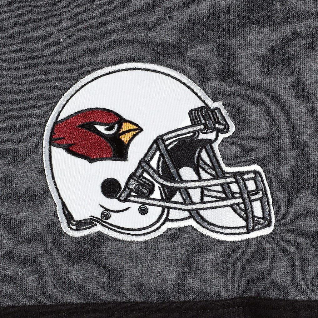 Arizona Cardinals Starter Extreme Pullover Hoodie - Heather Charcoal/Cardinal on sale