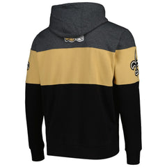 New Orleans Saints Starter Extreme Pullover Hoodie - Black/Heather Gray sale