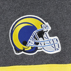 Los Angeles Rams Starter Extreme Pullover Hoodie - Heather Charcoal/Royal discount