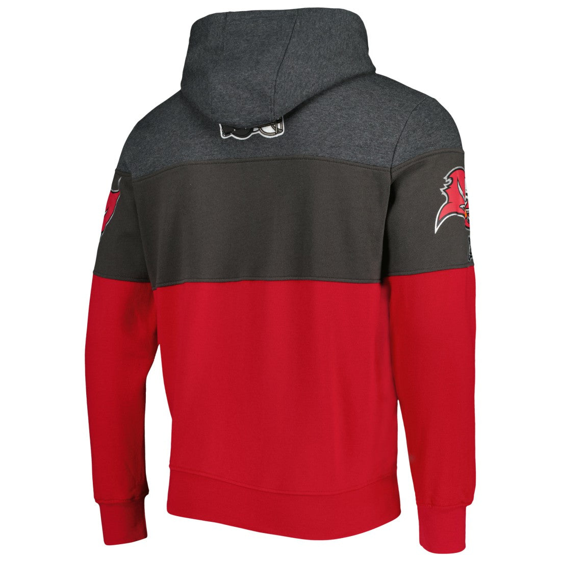 Tampa Bay Buccaneers Starter Extreme Pullover Hoodie - Heather Charcoal/Red online