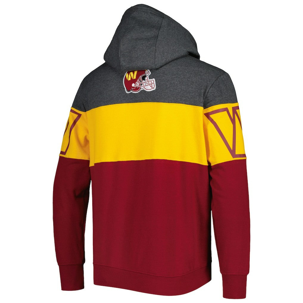 Washington Commanders Starter Extreme Pullover Hoodie - Heather Charcoal/Burgundy sale