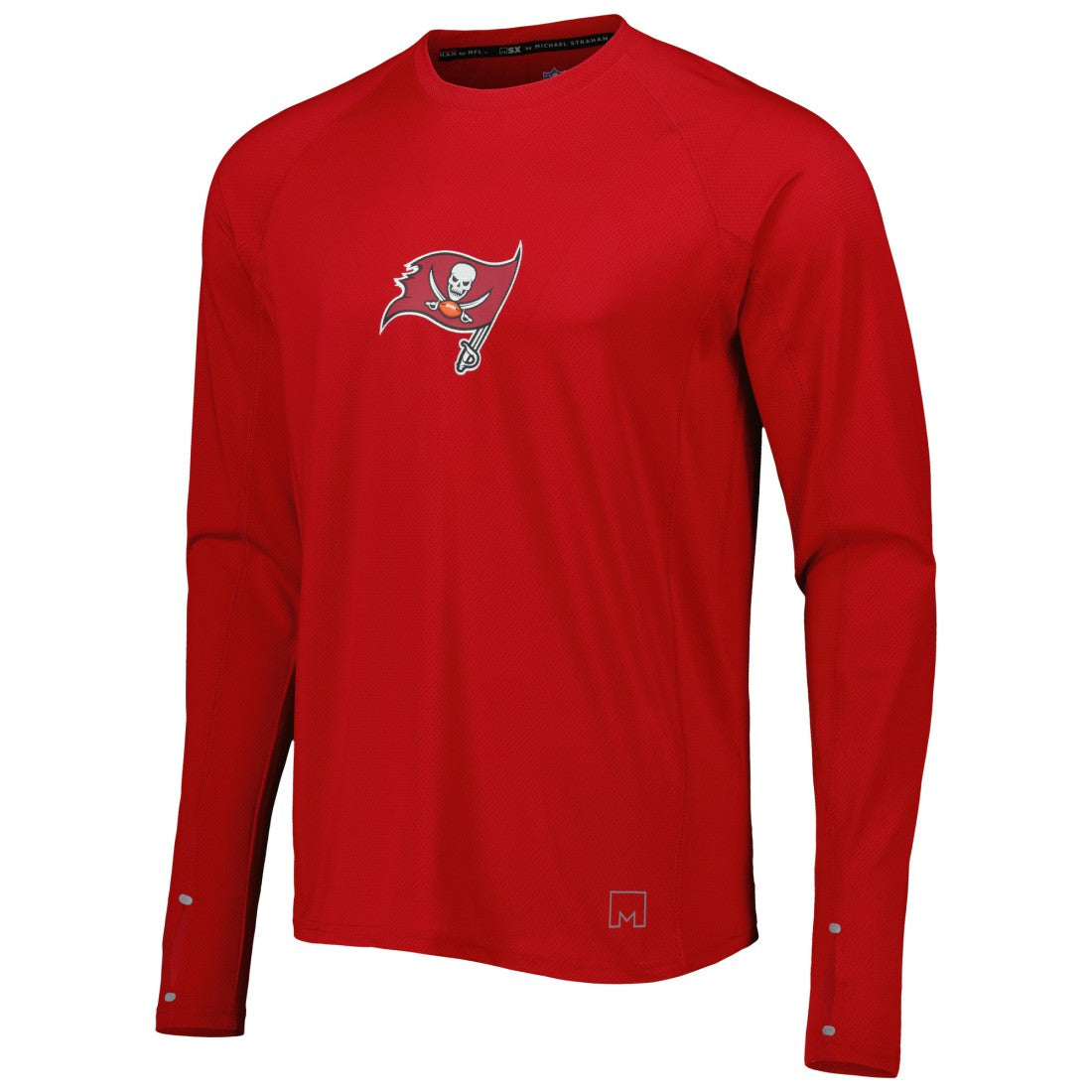 Tampa Bay Buccaneers MSX by Michael Strahan Interval Long Sleeve Raglan T-Shirt - Red cheap