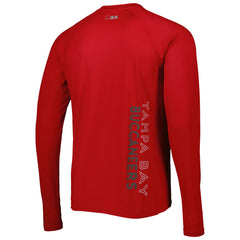 Tampa Bay Buccaneers MSX by Michael Strahan Interval Long Sleeve Raglan T-Shirt - Red cheap
