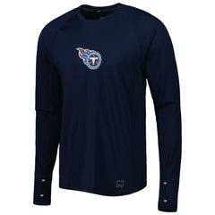 Tennessee Titans MSX by Michael Strahan Interval Long Sleeve Raglan T-Shirt - Navy online