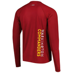 Washington Commanders MSX by Michael Strahan Interval Long Sleeve Raglan T-Shirt - Burgundy on sale
