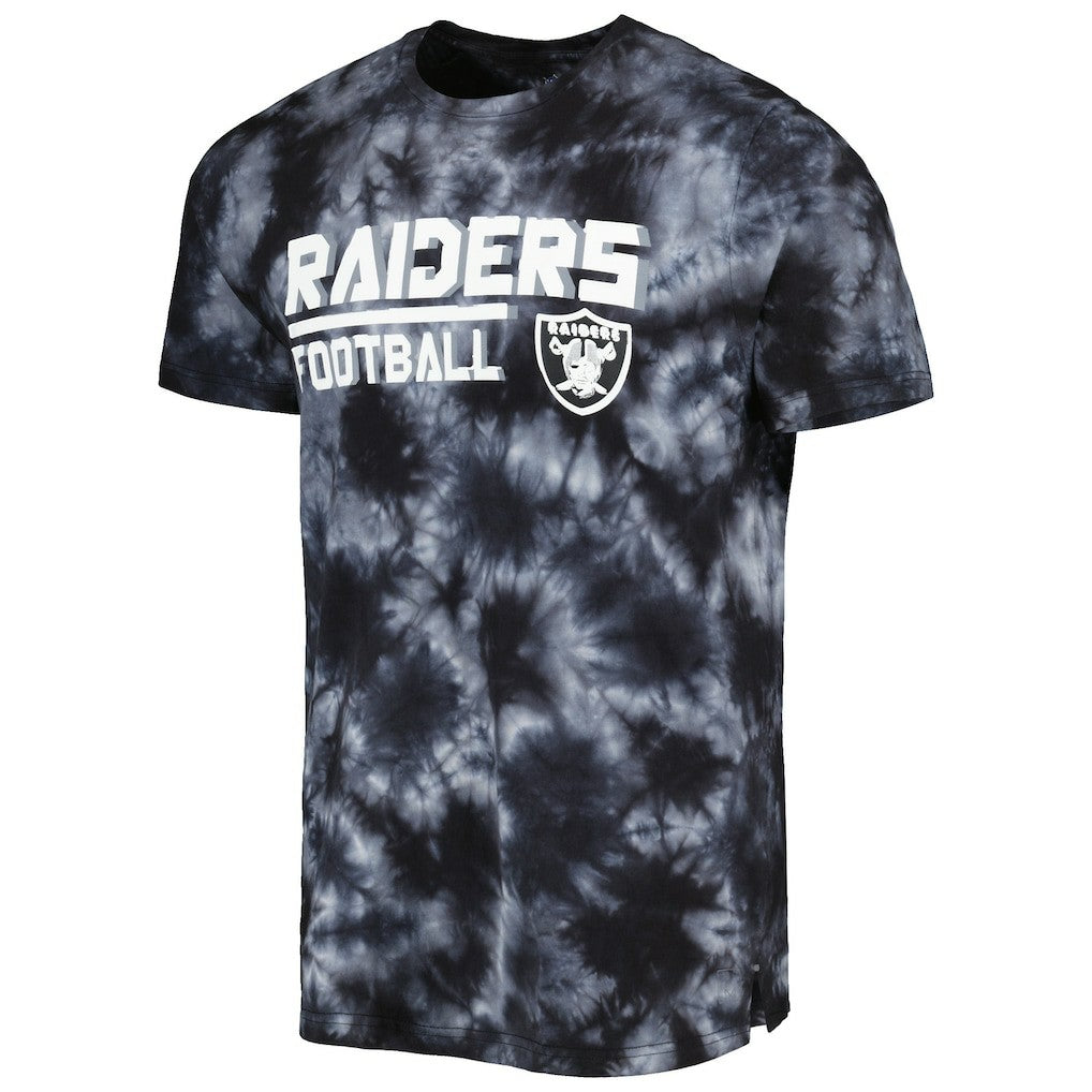Las Vegas Raiders MSX by Michael Strahan Recovery Tie-Dye T-Shirt - Black cheap