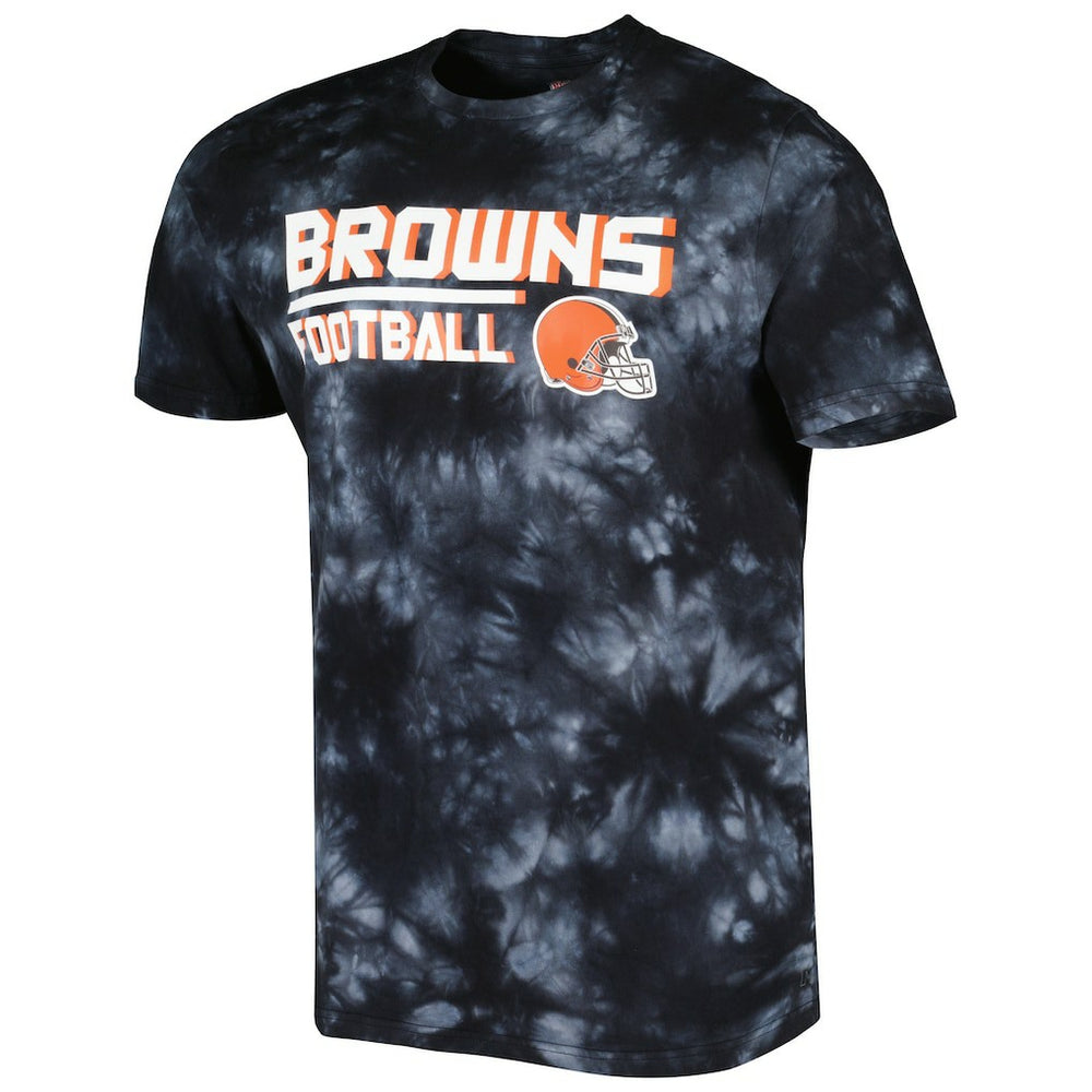 Cleveland Browns MSX by Michael Strahan Recovery Tie-Dye T-Shirt - Black online