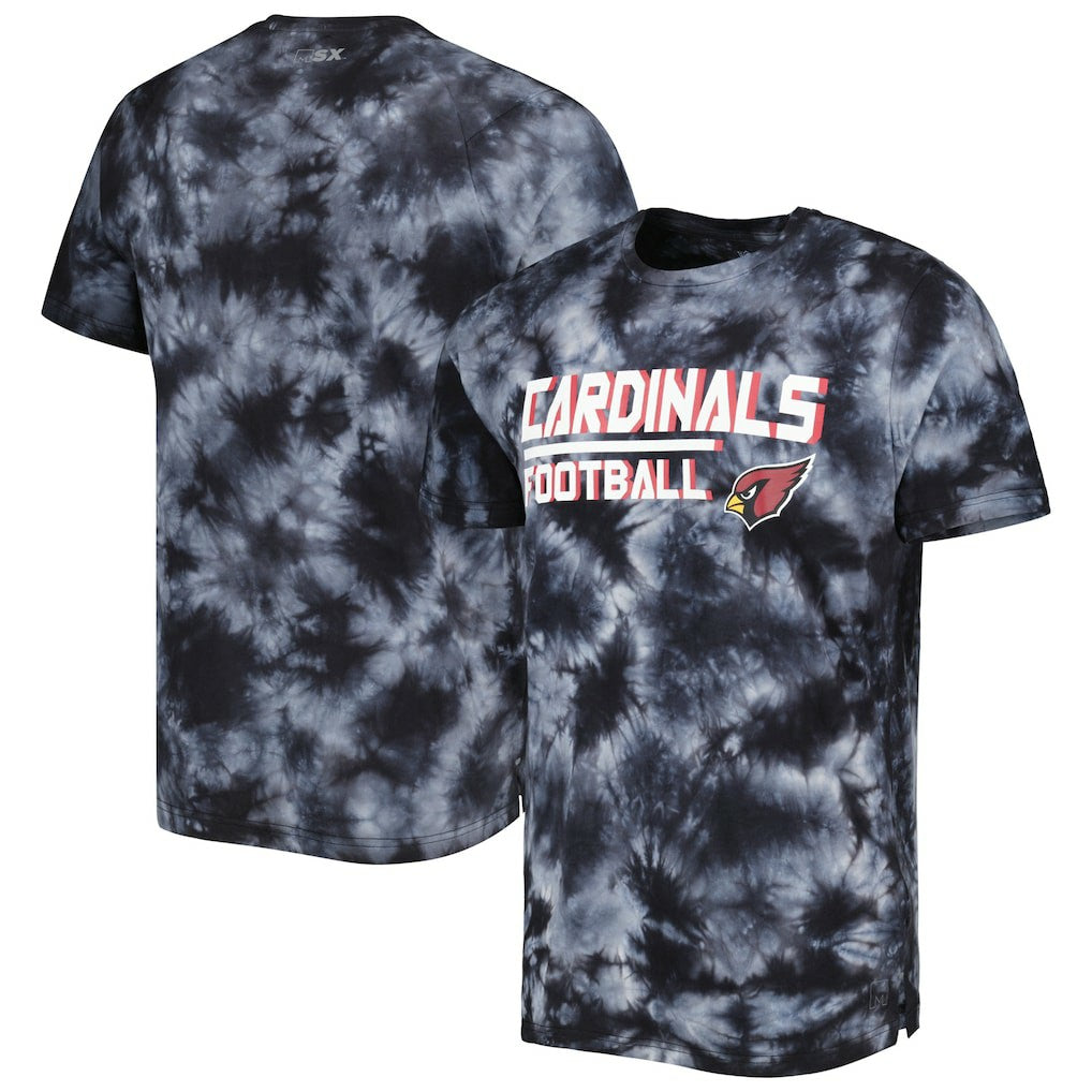 Arizona Cardinals MSX by Michael Strahan Recovery Tie-Dye T-Shirt - Black cheap