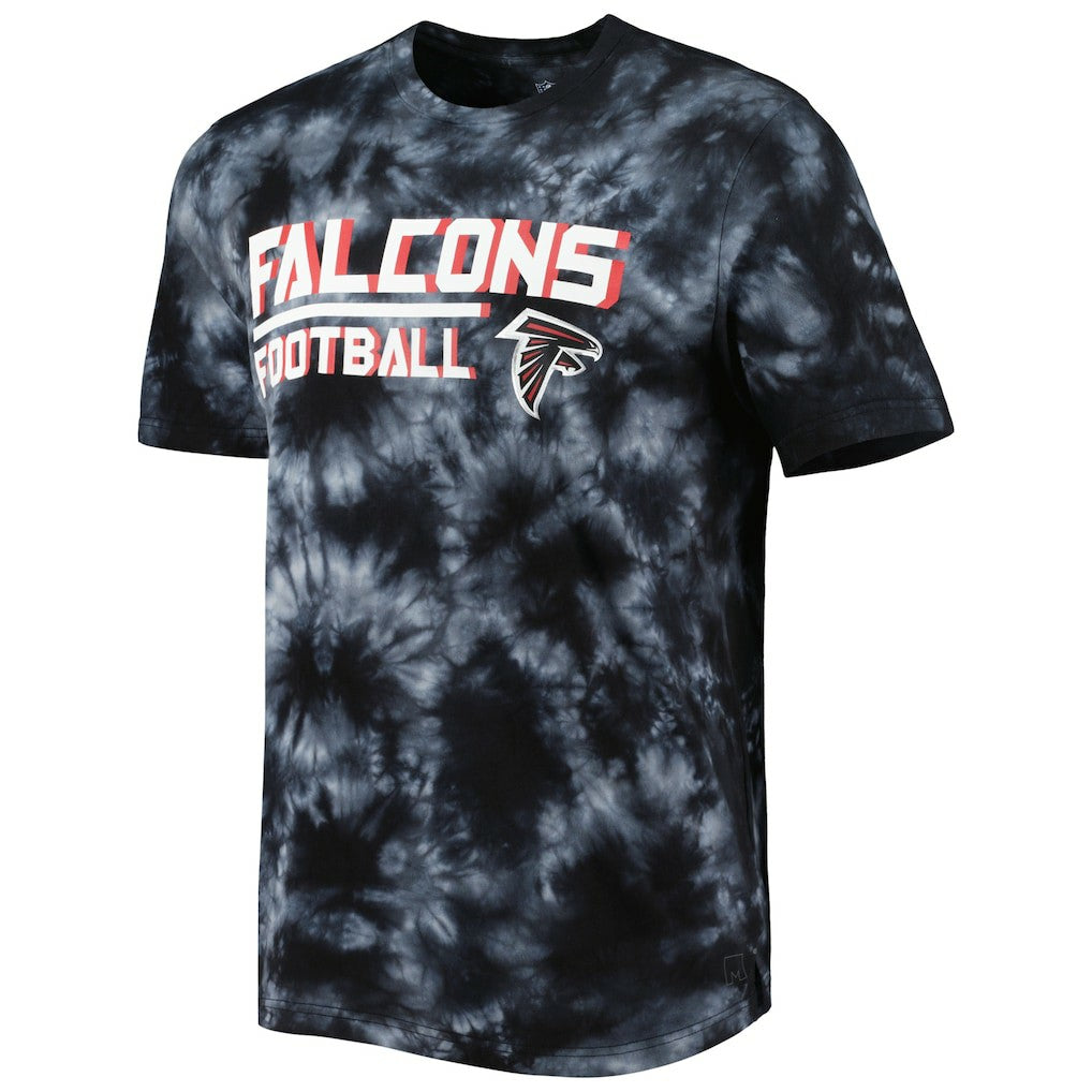 Atlanta Falcons MSX by Michael Strahan Recovery Tie-Dye T-Shirt - Black on sale