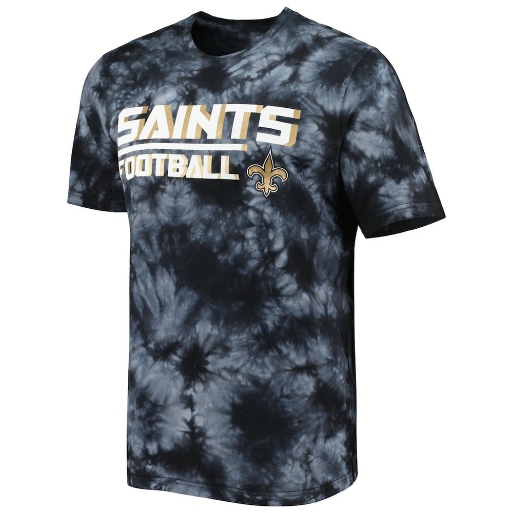 New Orleans Saints MSX by Michael Strahan Recovery Tie-Dye T-Shirt - Black on sale
