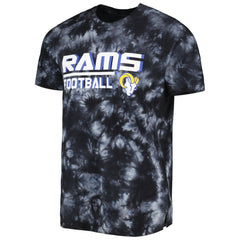 Los Angeles Rams MSX by Michael Strahan Recovery Tie-Dye T-Shirt - Black cheap